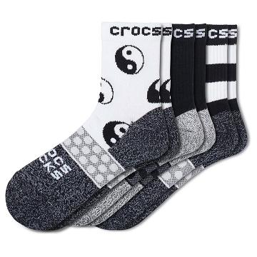 Crocs Adult Quarter Easy Icon 3-Pack Strumpor Dam Olika Färger | Sverige 1627GSOL